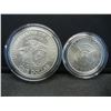Image 2 : 1998 United States Silver 2 Coin Kennedy Brother Set Matte Finish  w/ Original Packaging - No COA - 