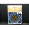Image 1 : 1854 Large Cent ANACS AU50