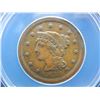 Image 2 : 1854 Large Cent ANACS AU50
