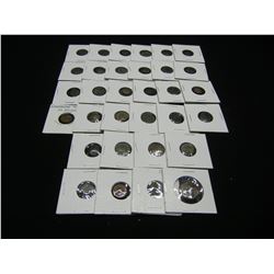 (32) Ancient Coins in Flips Neat Lot