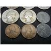 Image 3 : (3) Barber Quarters (6) Standing Liberty Quarters (2) Silver Wash. Quarters (4) Wheat Cents