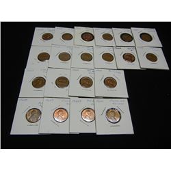(20) 1964 Lincoln Cent Minor Errors Part of a Large Collection of Errors