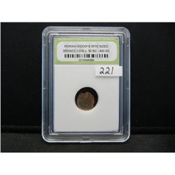 INB Widows Mite Sized Bronze Coin 50BC - 400AD