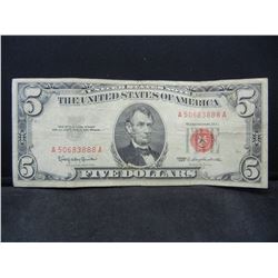 1963 $5.00 Red Seal