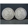 Image 1 : 1880o+81 Morgan Dollars