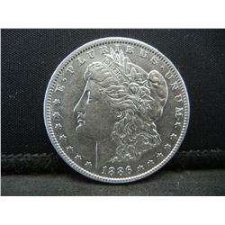 1886 O Morgan Dollar AU+ Semi Key Date