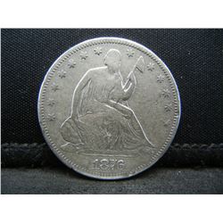 1876 S Seated Half Dollar Strong Details