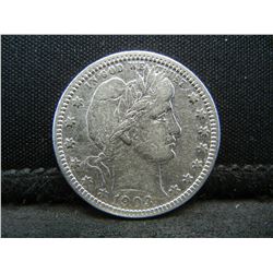 1903 O Barber Quarter XF Better Date