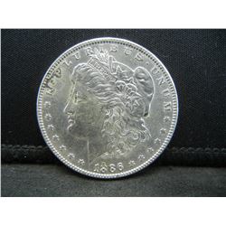 1886 Morgan Dollar AU/BU Flashy