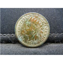 1866 Indian Cent Strong Full Liberty Key Date