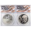 Image 1 : 2018-P Proof $1 WWI Centennial Coin & Marines Medal Set ANACS PR70 DCAM First Release