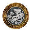 Image 1 : .999 Silver Harrah's Las Vegas, Nevada $10 Casino Limited Edition Gaming Token