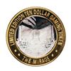 Image 1 : .999 Silver Mirage Las Vegas Nevada $10 Casino Limited Edition Gaming Token