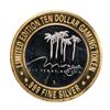 Image 2 : .999 Silver Mirage Las Vegas Nevada $10 Casino Limited Edition Gaming Token
