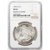 Image 1 : 1893-CC $1 Morgan Silver Dollar Coin NGC MS62 Redfield