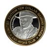 Image 1 : .999 Silver Las Vegas Club $10 Limited Edition Casino Gaming Token