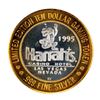 Image 1 : .999 Fine Silver Harrah's Casino Las Vegas, Nevada $10 Limited Edition Gaming Token