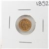 Image 1 : 1852 $1 Liberty Head Gold Dollar Coin