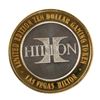 Image 1 : .999 Silver Hilton Las Vegas, Nevada $10 Casino Limited Edition Gaming Token