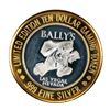 Image 1 : .999 Silver Ballys Las Vegas $10 Casino Limited Edition Gaming Token