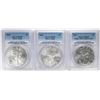 Image 1 : Lot of 2009-2011 $1 American Silver Eagle Coins PCGS MS69