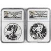 Image 1 : 2013-W $1 West Point Proof Silver Eagle Coin Set NGC PF70/SP70 First Releases