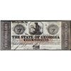 Image 1 : 1862 $5 State of Georgia Milledgeville, GA Obsolete Banknote