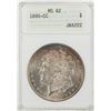 Image 1 : 1890-CC $1 Morgan Silver Dollar Coin ANACS MS62