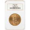 Image 1 : 1922 $20 St. Gaudens Double Eagle Gold Coin NGC MS61