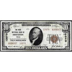 1929 Type 2 $10 First National Bank of Waco, Texas CH# 12070 National Currency Note