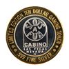 Image 1 : .999 Silver Slots A Fun Casino Las Vegas, NV $10 Limited Edition Casino Gaming Token