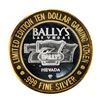 Image 1 : .999 Silver Ballys Las Vegas $10 Casino Limited Edition Gaming Token