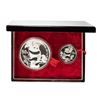 Image 4 : 1987 People's Republic China Silver 2-Piece Proof Panda Set