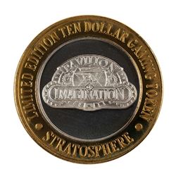 .999 Silver Stratosphere Las Vegas, NV $10 Casino Limited Edition Gaming Token