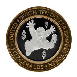 .999 Silver Fitzgeralds Casino & Hotel Las Vegas, NV $20 Limited Edition Gaming Token