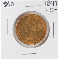 1897-S $10 Liberty Head Eagle Gold Coin