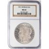 Image 1 : 1921 $1 Morgan Silver Dollar Coin NGC MS65
