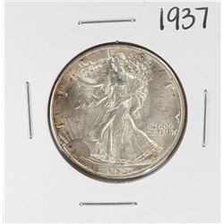 1937 Walking Liberty Half Dollar Coin
