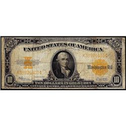 1922 $10 Gold Certificate Note