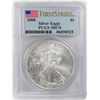 Image 1 : 2008 $1 American Silver Eagle Coin PCGS MS70 First Strike