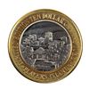 Image 2 : .999 Fine Silver Players Island Casino $10 Casino Limited Edition Gaming Token