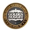Image 1 : .999 Silver Golden Nugget Las Vegas $10 Limited Edition Casino Gaming Token