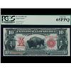 Image 1 : 1901 $10 Bison Legal Tender Note PCGS 65PPQ