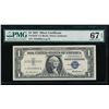 Image 1 : 1957 $1 Silver Certificate STAR Note PMG 67EPQ