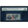 Image 1 : 50 Cent Fourth Issue Fractional Note PMG 55EPQ