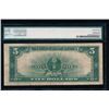 Image 2 : 1923 $5 Lincoln Porthole Silver Certificate PMG 25