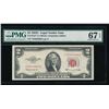 Image 1 : 1953C $2 Legal Tender STAR Note PMG 67EPQ