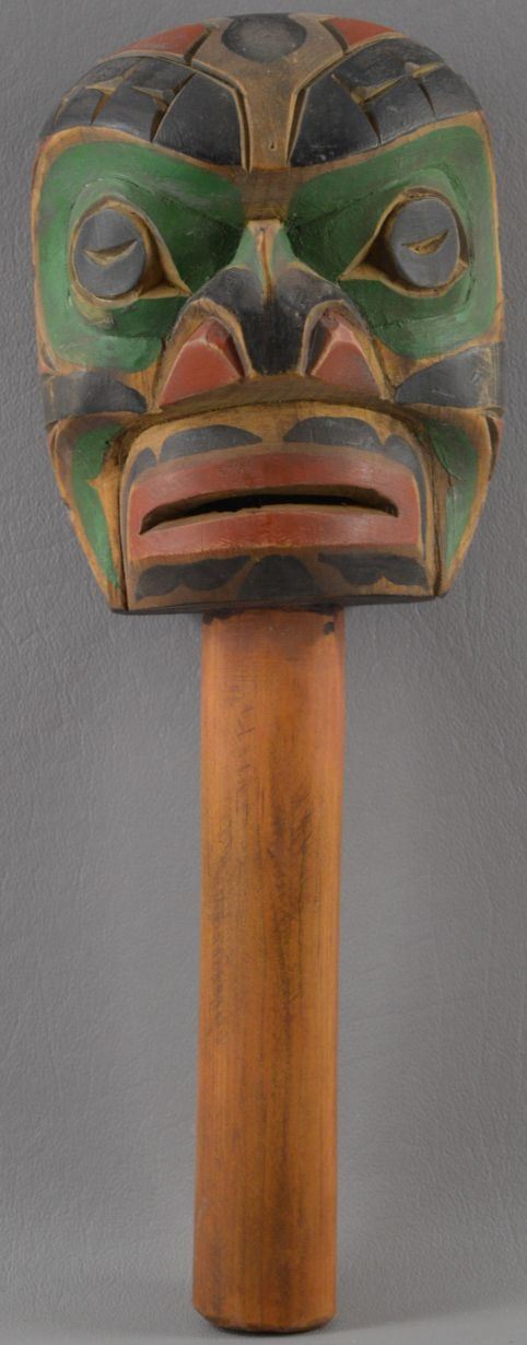 NORTH WEST COAST INDIAN RATTLE