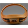 Image 1 : HOPI INDIAN POTTER BASKET BOWL (MADELINE SAHNEYAH)