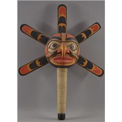 DECORATIVE WOODEN RATTLE